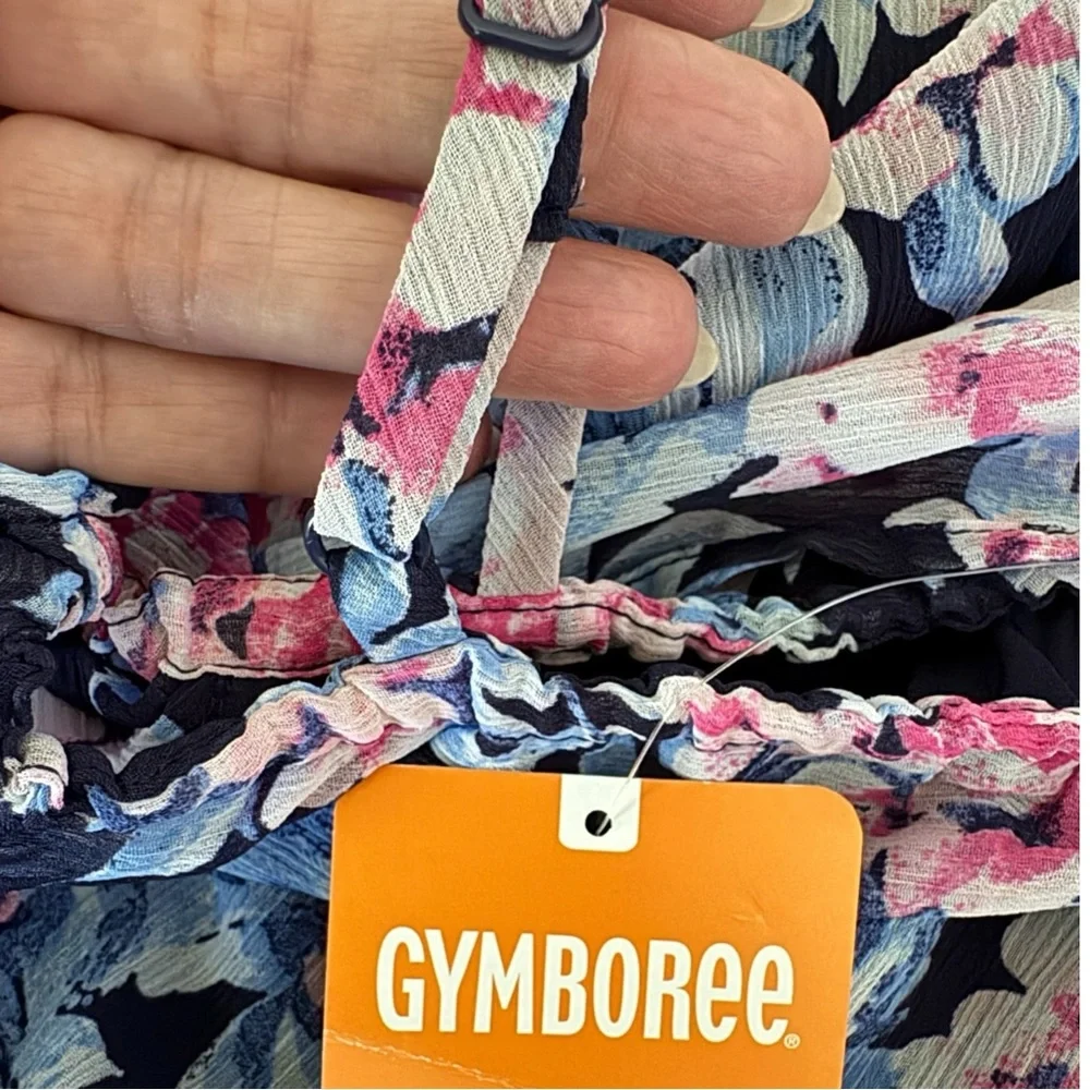 Gymboree Navy Floral Ruffle Sundress Girls Size 4 NWT Easter Spring Party